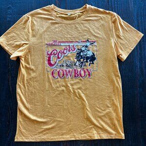 The Coors Cowboy Graphic T-Shirt Size XL